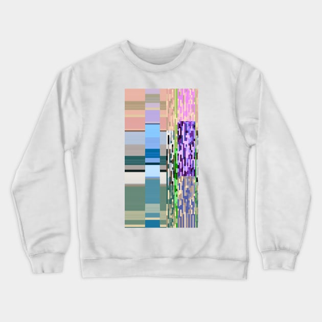 River Tide Stripes Crewneck Sweatshirt by L'Appel du Vide Designs by Danielle Canonico